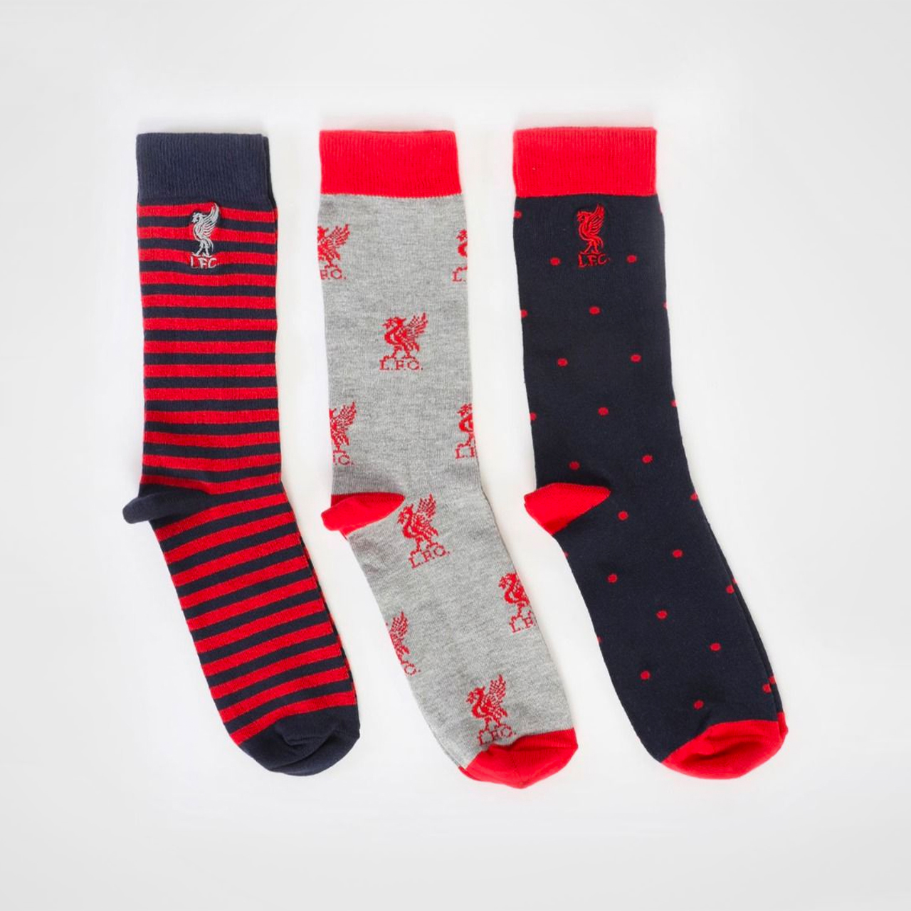 Liverpool 3Pack Design Socks hos