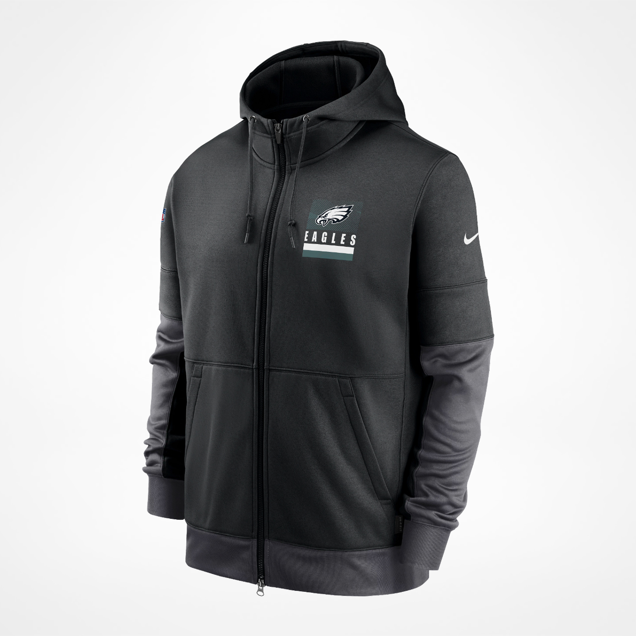 philadelphia eagles full zip hoodie